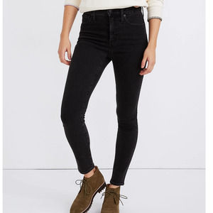 Madewell Jeans 23 Black Denim High Rise Skinny Starkey